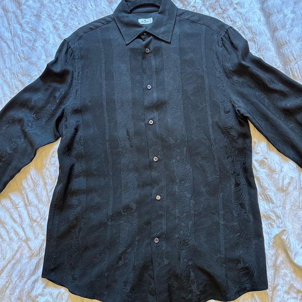 Etro patterned silk shirt
